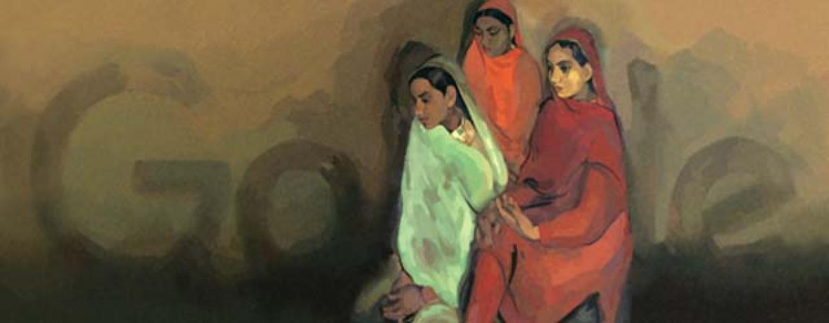 Google marks Amrita Sher-Gil`s 103rd b`day with doodle